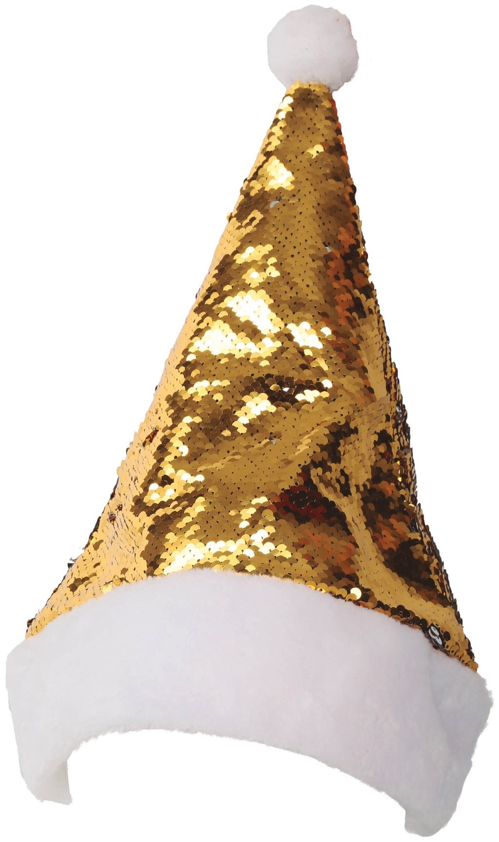 Cappello da Babbo Natale Dorato
