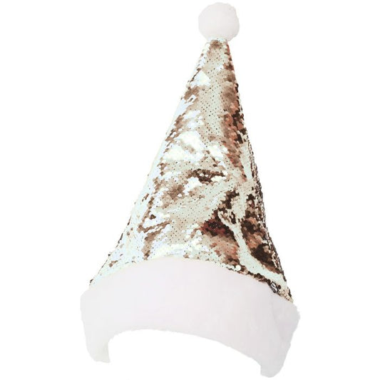 Cappello da Babbo Natale Dorato