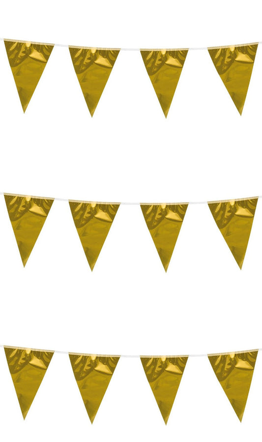 Festone di triangoli dorati