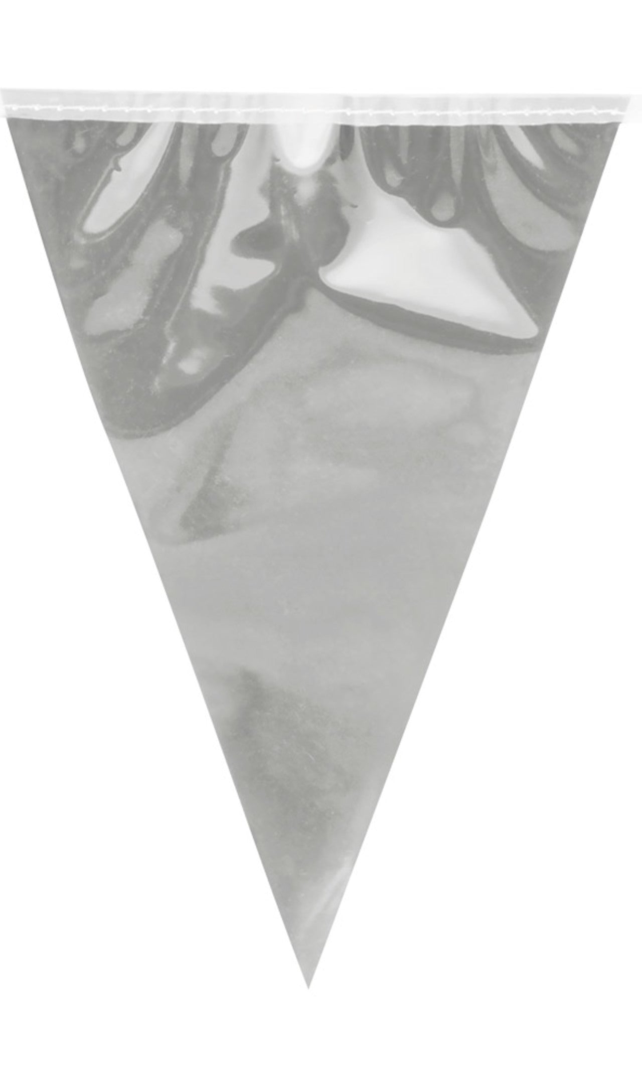 Festone triangoli argentati