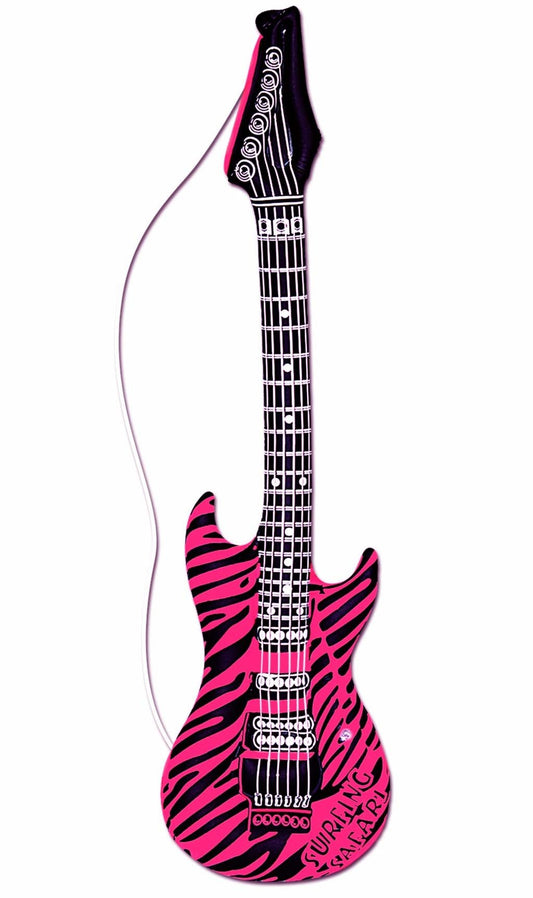 Chitarra Fucsia Gonfiabile