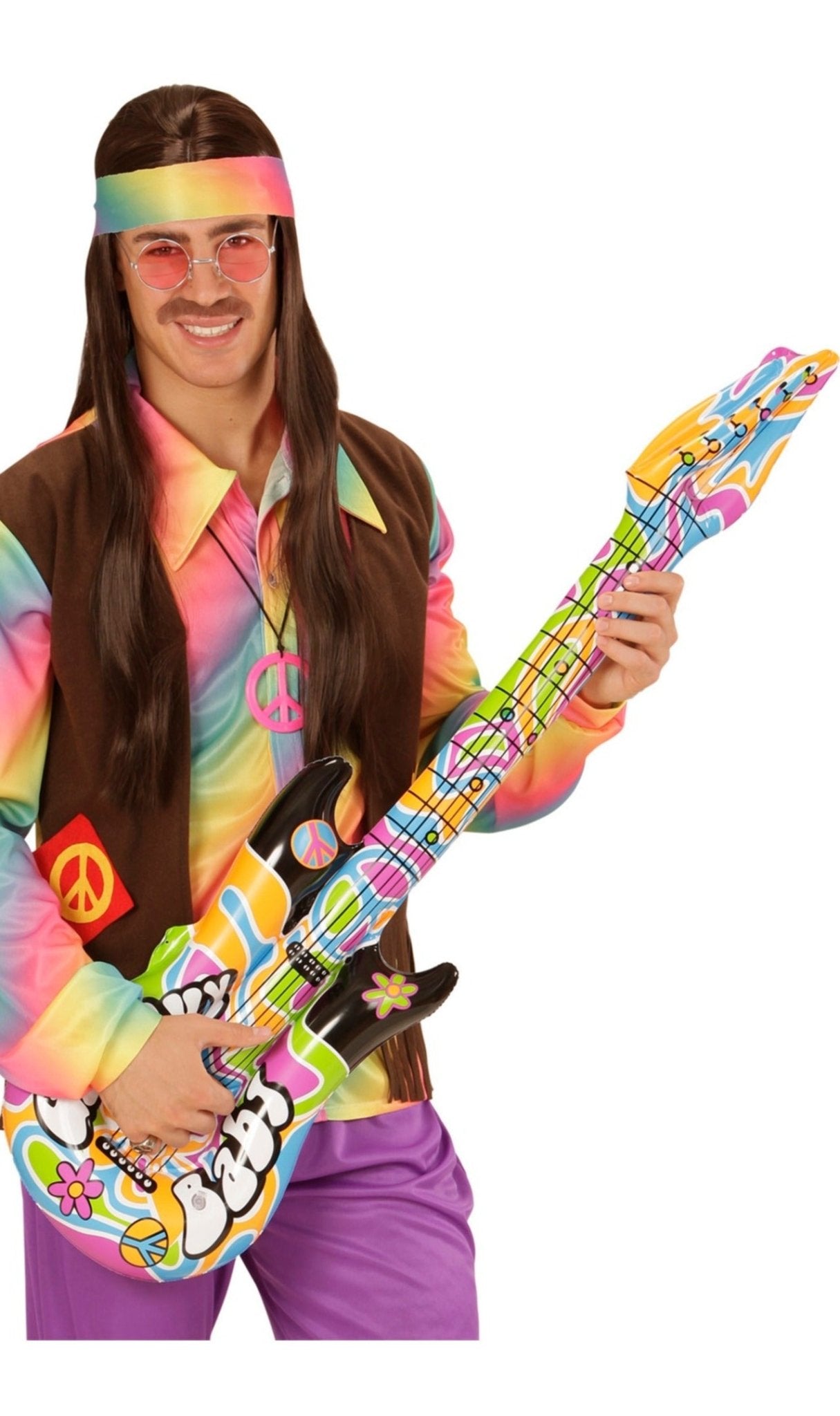Chitarra Hippie Colori Gonfiabile