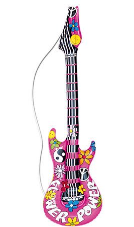 Chitarra Hippy Rosa Gonfiabile