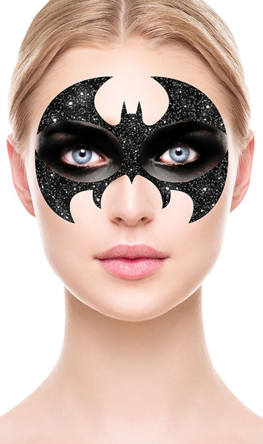 Trucco glitter maschera di Batman