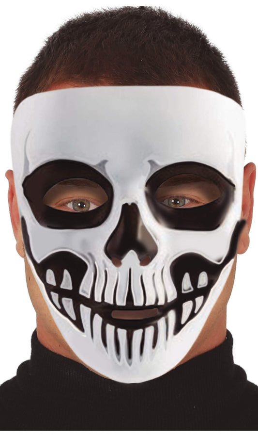 Maschera scheletro in PVC