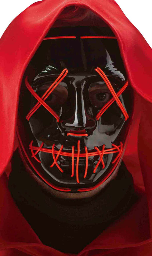 Maschera la notte del giudizio con Luce Rossa