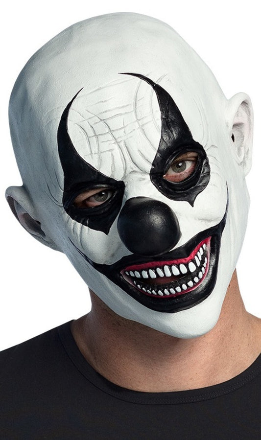 Maschera in lattice da clown pazzo