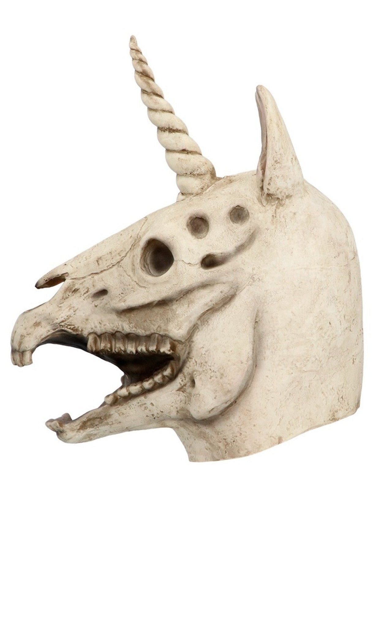 Maschera in lattice di scheletro di unicorno