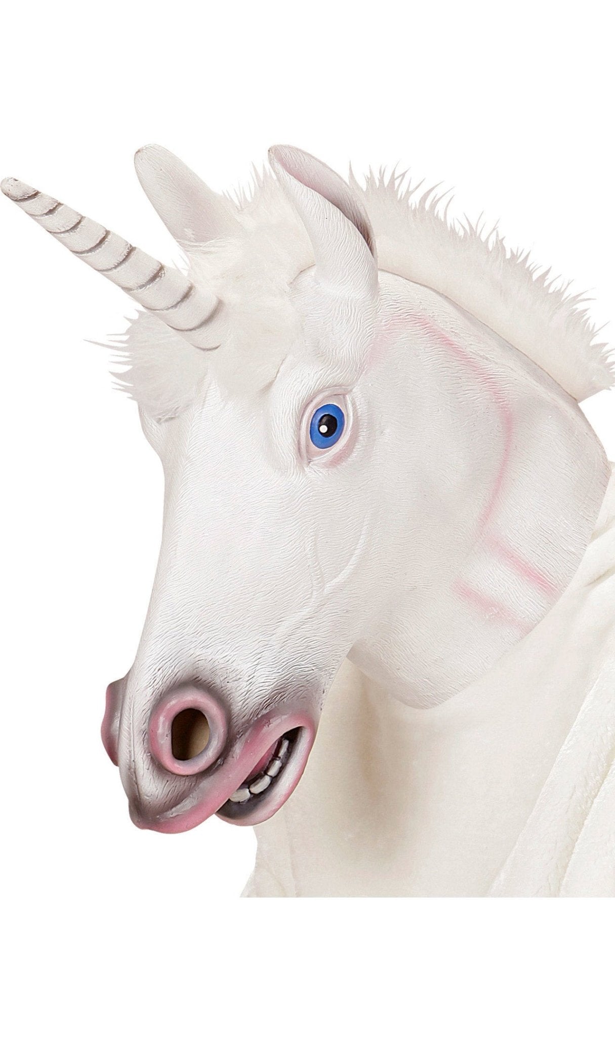 Maschera in lattice Unicorno Bianco