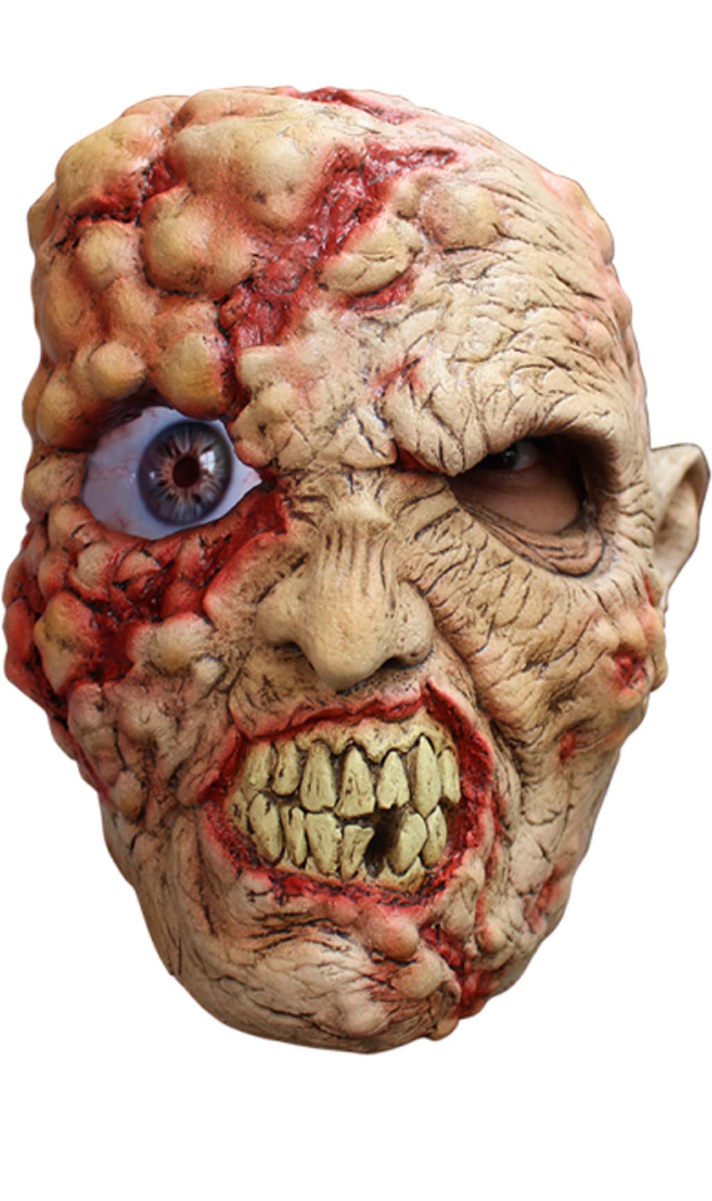 Maschera in lattice Zombie Pazzo Animata