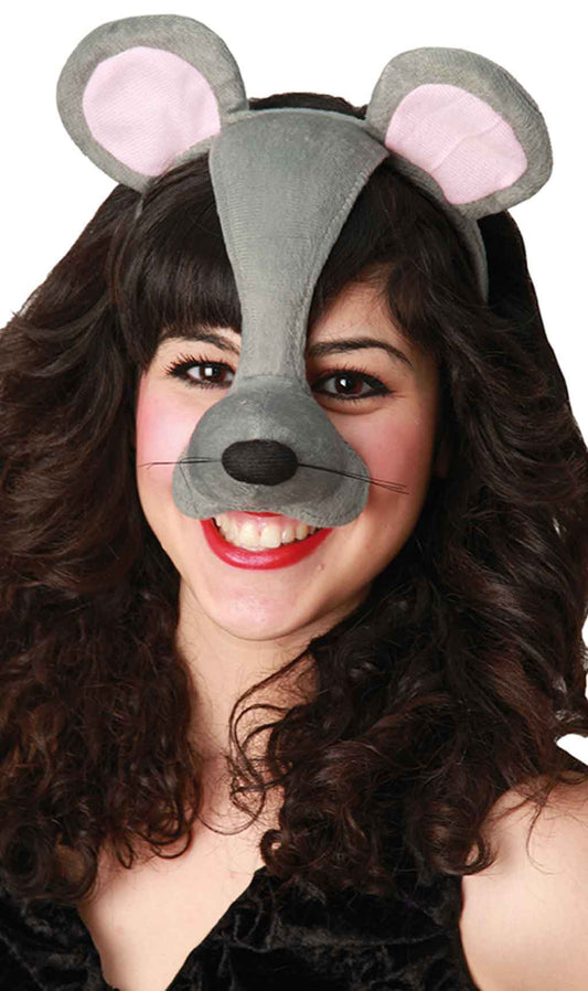 Maschera da Topolino Grigio