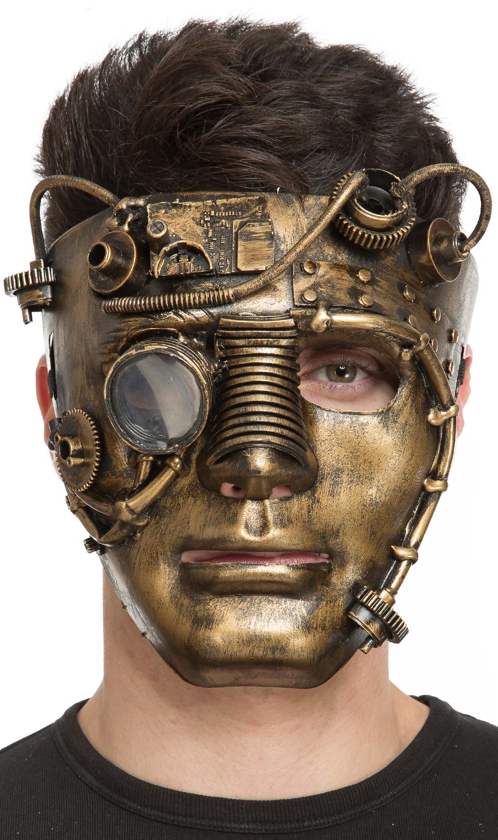 Maschera da Steampunk Bronzea