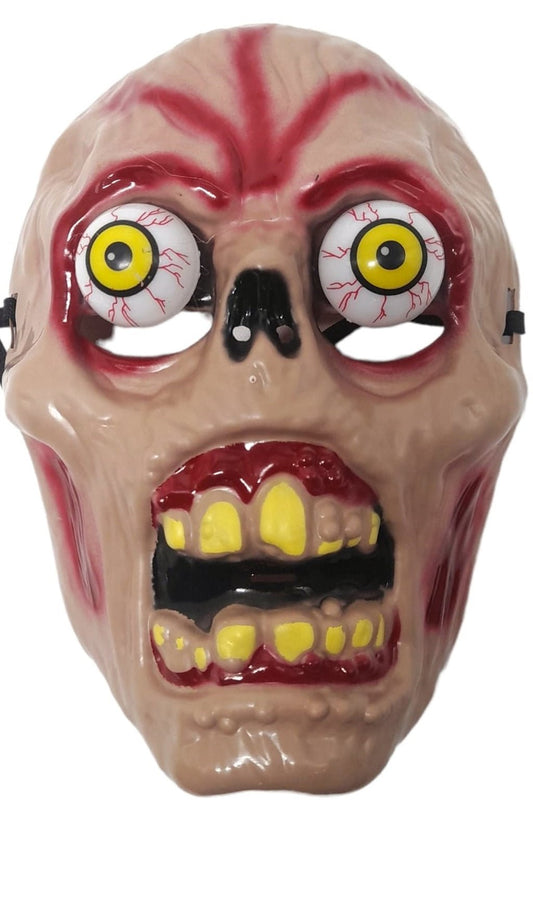 Maschera da zombi con occhi finti