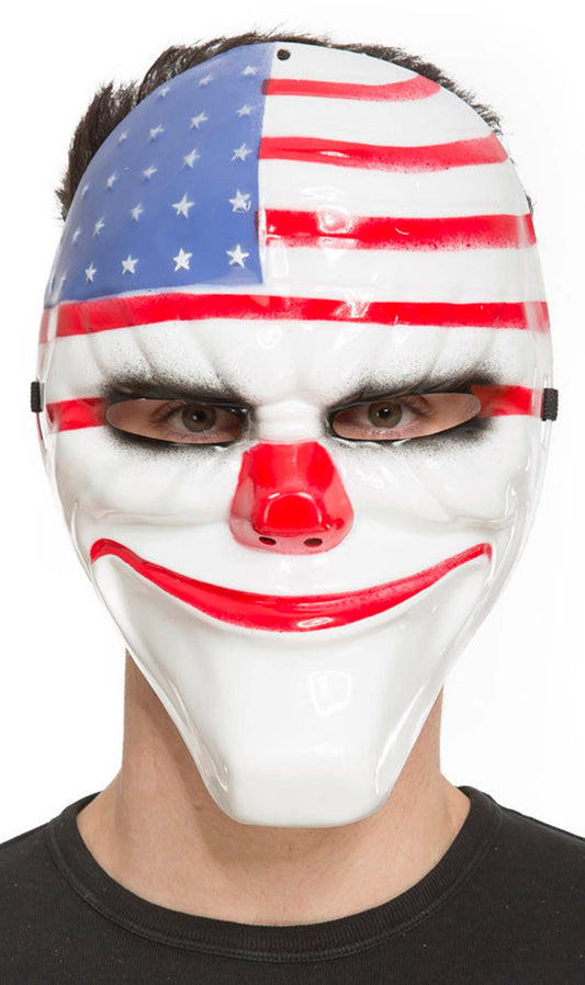 Maschera de La notte del Giudizio Pagliaccio Americano