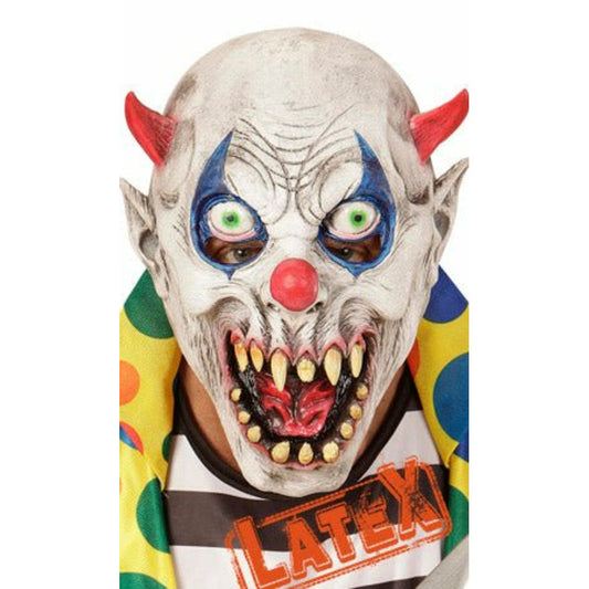 Máscara de látex Payaso Diabólico infantil | Don Disfraz