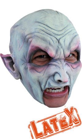 Maschera da Vampiro Bianco in lattice