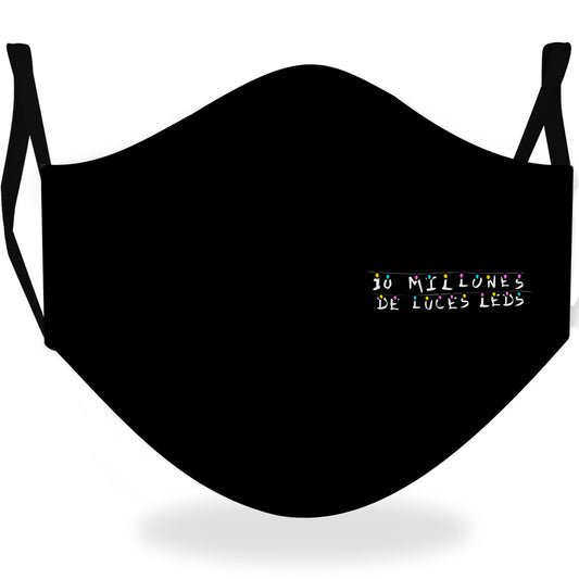 Mascarilla de Tela 10 Millones de Leds para adulto I Don Disfraz