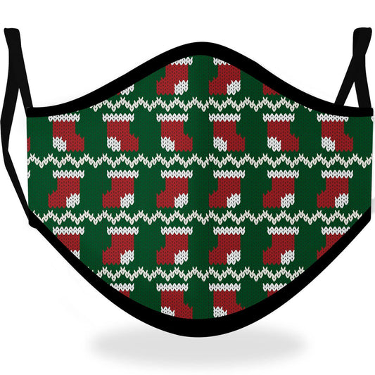 Mascarilla de Tela Jersey Navidad para adulto I Don Disfraz