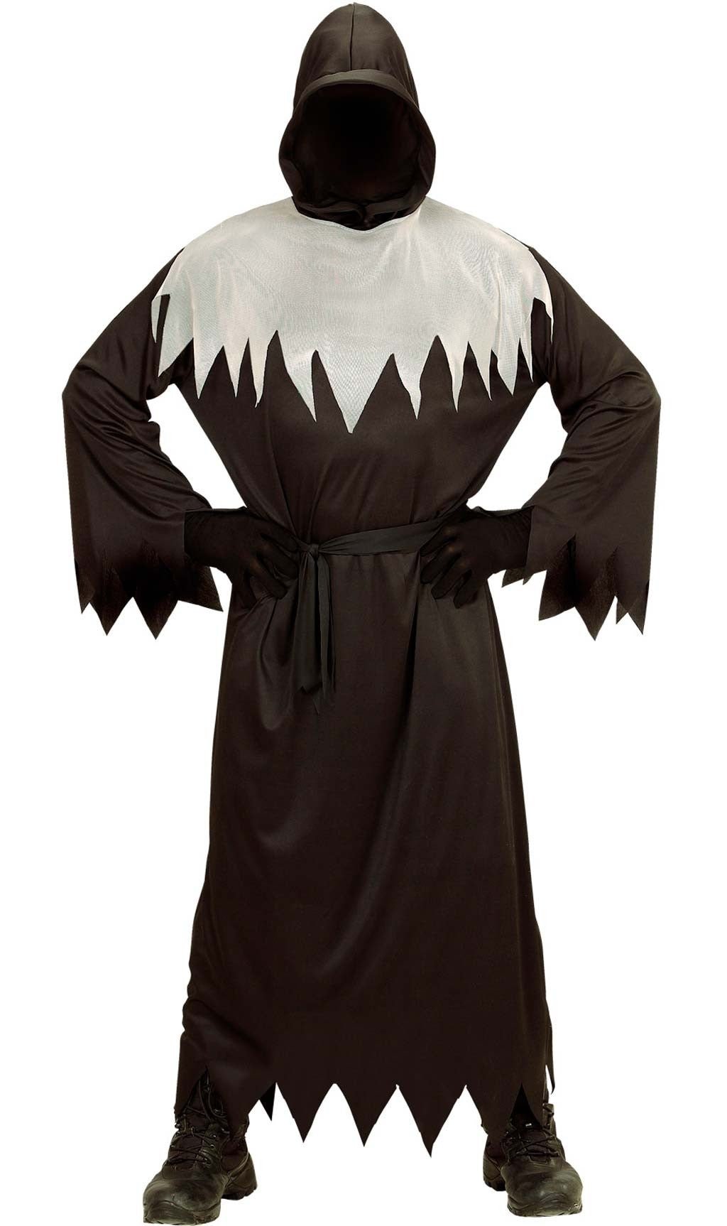Udekit Grim Reaper Costume Cosplay di Carnevale di Halloween con Falce della Morte e Guanti, Occhiali Luminosi e Maschera per Bambini dai 7 ai 9 anni Udekit Grim Reaper Costume Cosplay di Carnevale di Halloween con Falce della Morte e Guanti, Occhiali Luminosi e Maschera per Bambini dai 7 ai 9 anni