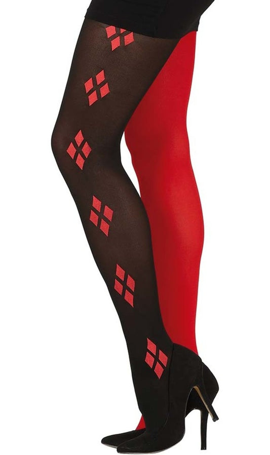 Collant Arlecchino Bicolore