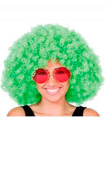 Parrucca Afro Jumbo Verde