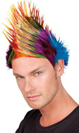 Parrucca Cresta Multicolore