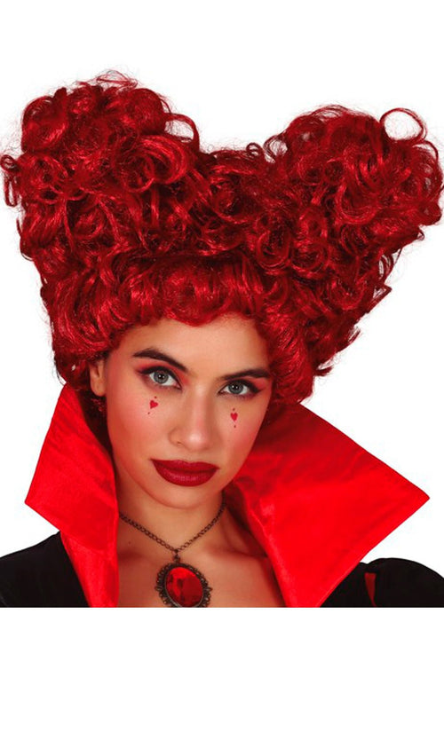 Parrucca Fashion Rossa Lunga Con Frangia Accessori Carnevale Donna