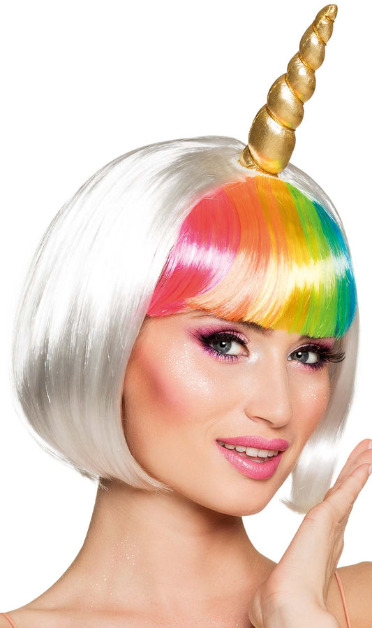 Parrucca da Unicorno Corta