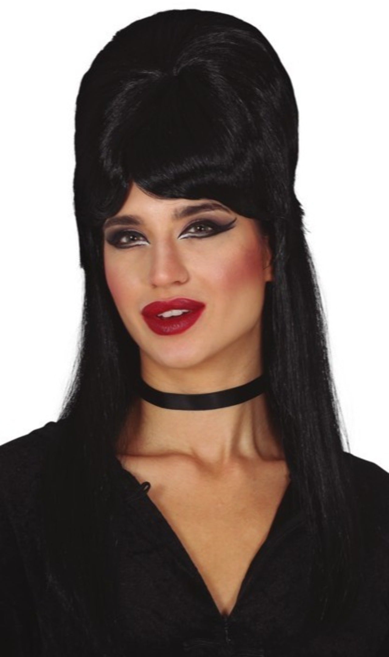 Parrucca da vampira nera Toupee