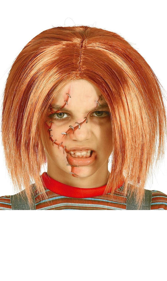 Parrucca Chucky rossa da bambino