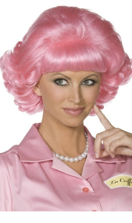 Parrucca Rosa Grease