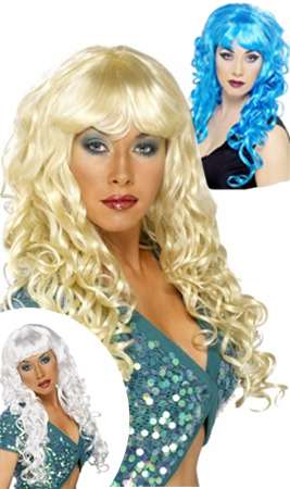Parrucca Sirena Colori per adulto