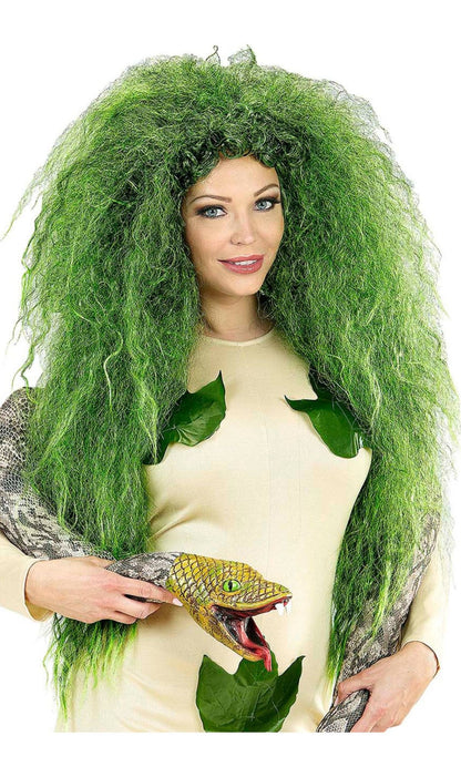 Parrucca Verde Increspata