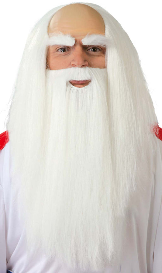 Parrucca e Barba Druido Gallo