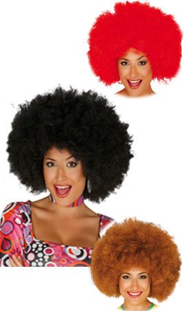 Parrucca Afro Maxi Colori
