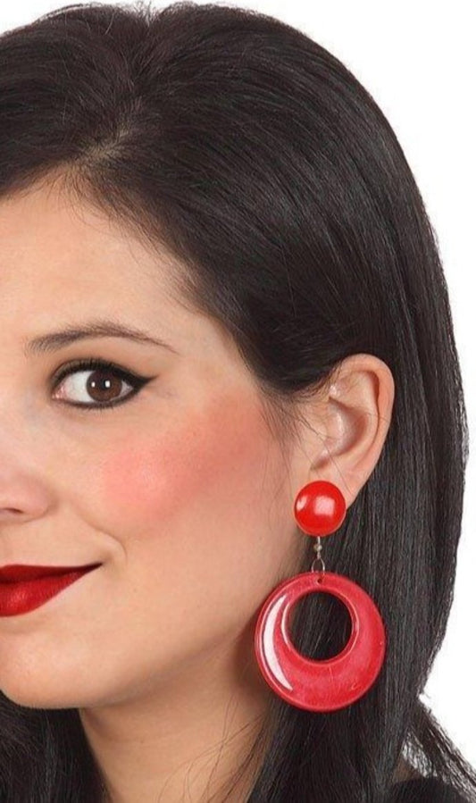 Orecchini Rossi Flamenca