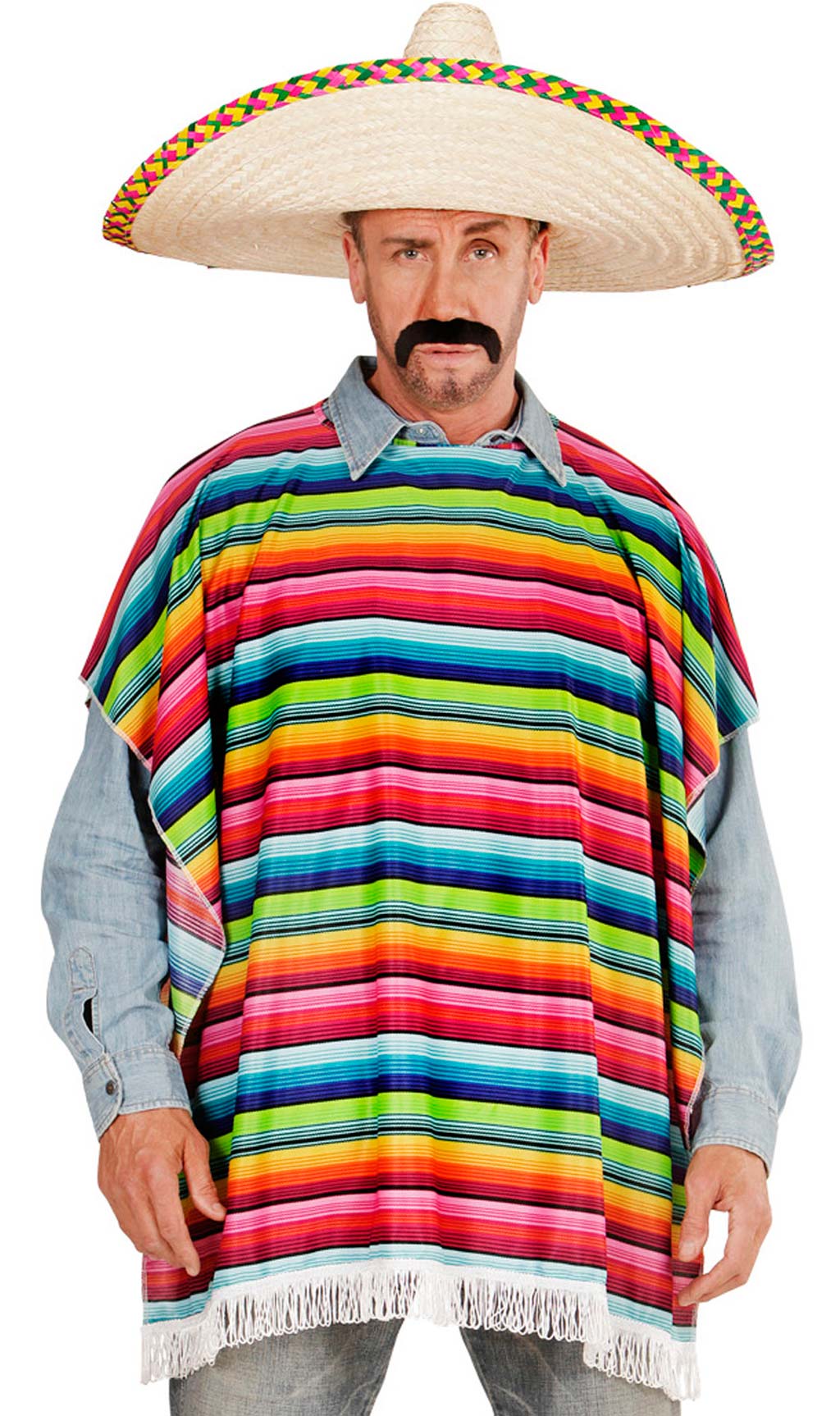 Poncho Mejicano Mariachi I Don Disfraz