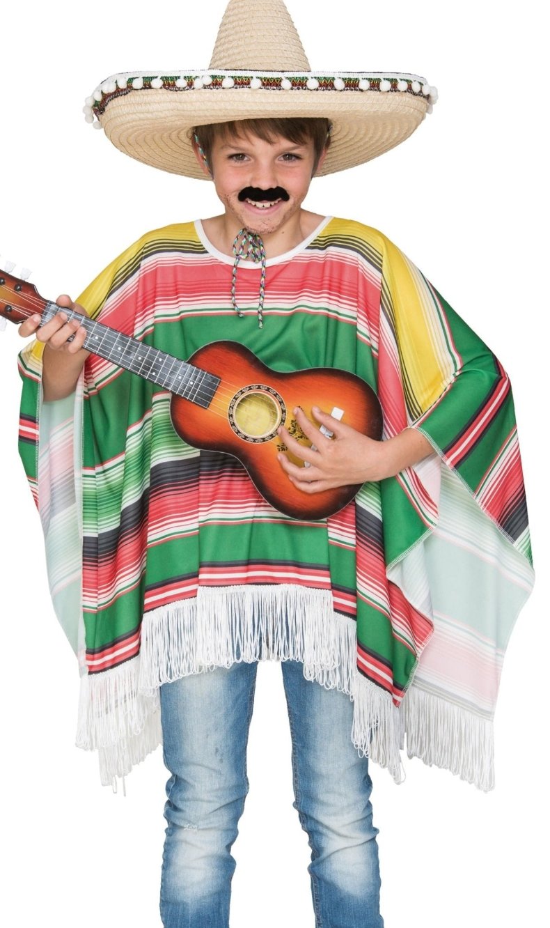 Poncho Messicano Colori bambini