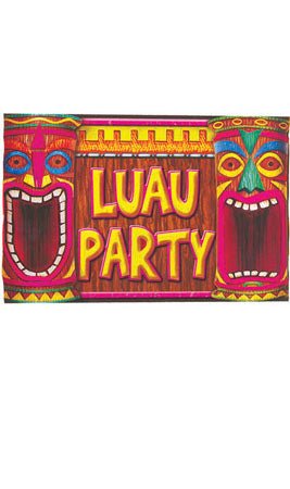 Poster Luau Party hawai
