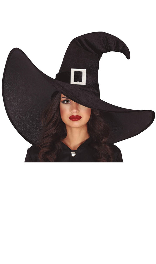 Cappello grande da strega nero