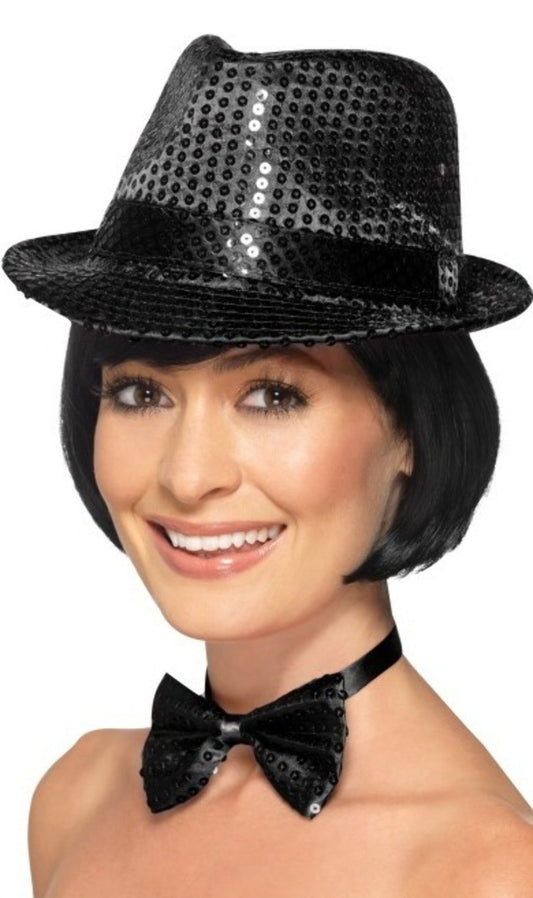 Cappello Da Cowgirl Bianco Con Piume E Diadema Argento - Foto 14