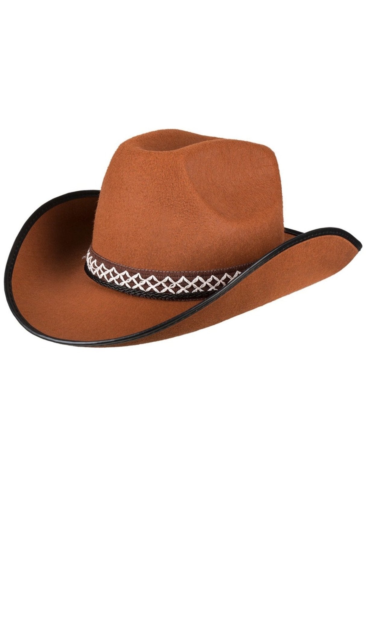 Cappello da cowboy marrone per bambini