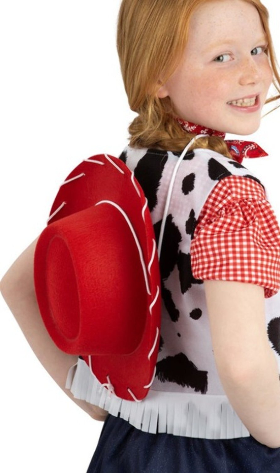 Cappello da cowboy rosso classico per bambini