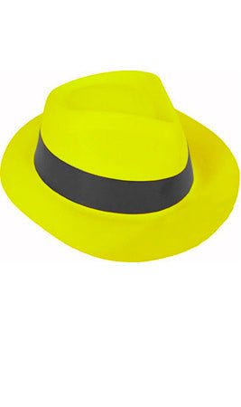 Cappelli multicolore da Gangster per adulto per Carnevale 12pz