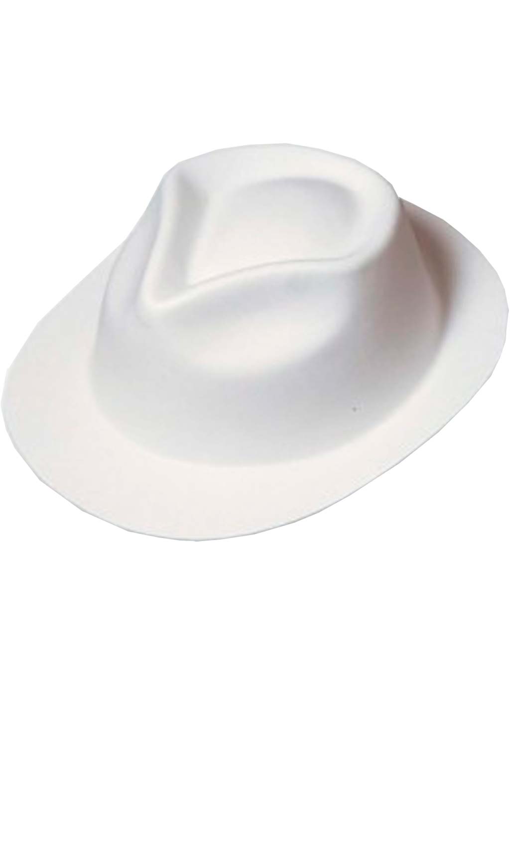 Cappello Gangster Floccaggio Bianco