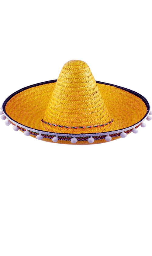 Cappello messicano medio giallo Costumalia by Signor Costume