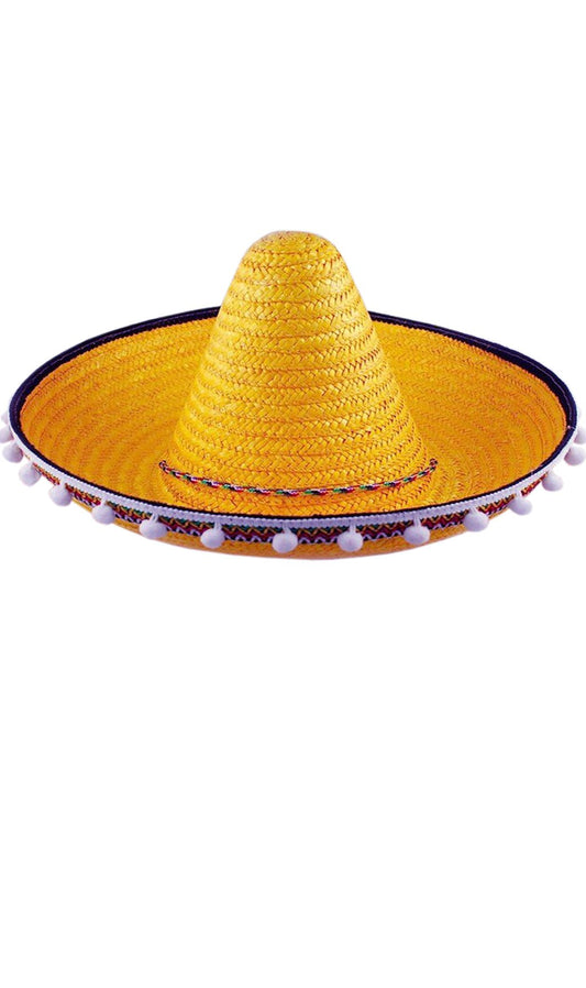Cappello messicano medio giallo