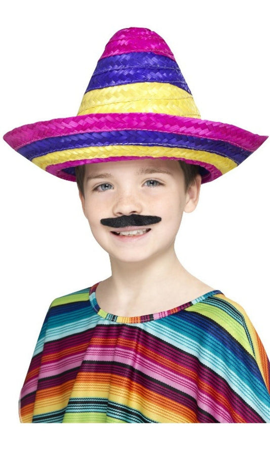 Cappello messicano multicolore per bambini