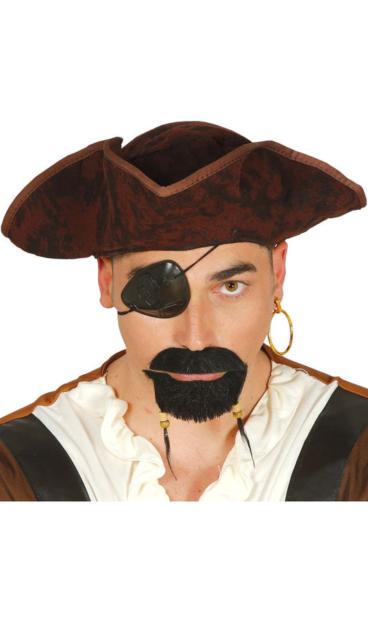 Cappello Pirata Marrone