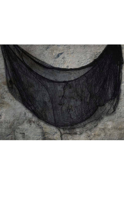 Tessuto nero per decorazioni di Halloween